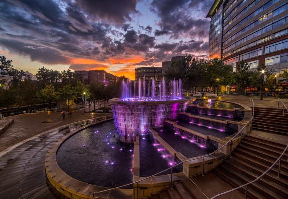 woodlands fountain