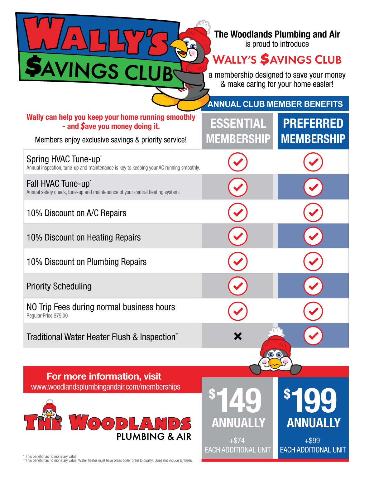 Wally Membership Flyer
